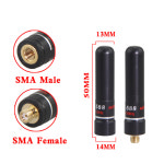 바오펑 UV 5R 3R 100 200 TYT 양방향 라디오용 XX 588 안테나 단암 고이득 F 145/435 MHz SMA Female : 분당플렉스31