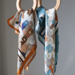 실크스카프 모리고양이 고급 SILK100 쁘띠 A1013 : LANIC U 라닉유