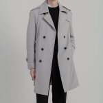 남자 더블 트렌치코트 봄 가을 간절기 바바리자켓 5Color : 어반브아르