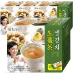 담터 고급차 마시는 전통 목에좋은 tea 건강 차 생강차 플러스 15g 15개입 6개 : 건강산S