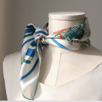 실크스카프 오드스토리 고급 SILK100 쁘띠 A1009 : LANIC U 라닉유