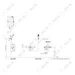 아메리칸스탠다드 FB5781 -6DAK221AA 플랫 PLAT 선반형 샤워 욕조 수전 : 바스 도