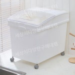 대용량 쌀통 밀가루 업소용 보관함 용기 대형 보관통 곡물 밀폐 쌀 F8890 슬라이딩 캡 : 세상의다양한구매대행여섯번째