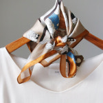 실크스카프 모리고양이 고급 SILK100 쁘띠 A1013 : LANIC U 라닉유