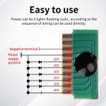 DIY DC3-5V 6 채널 러닝 라이트 스크 : 수니물산 26