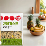 우동후레이크 라면프레이크 우동건더기 고명 건더기스프 야채, 250g ,1개 : 거북이장터