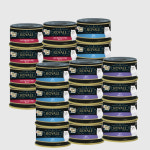 팬시피스트 로얄 고양이캔 간식 흰살생선과 게살 젤리, 85g, 1개 : 위아펫