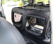 강아지 카시트 반려견 가방 자동차 뒷자리 펫시트 케이지 하우스 드라이빙 : MEK