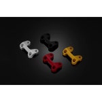 BIKIRS 핸들 클램프 홀더 PCX150 PCX160 알루미늄 티타늄 BK-H0393-TIN green : 그로우메이트