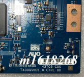 T CON 보드 43T03 C00 T430QVN01 0 CTRL BD AUO 삼성제품 호환 VIZIO 등 43 인치 TV : 글로벌비B