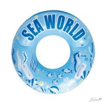 딥블루시 손잡이 튜브 블루 100cm 어린이 풀파티 팬션 리조트 아동 키즈 : 솔몬샵