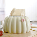 오엔리빙 인테리어소품 휴지 케이스, 크림화이트, 1개 : 휴남텍