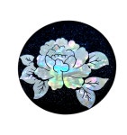 나전칠기 모란 목단 디자인자개 자개공예체험 DIY만들기 모양자개 : 색종이랑한지랑