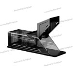 마우스 트랩 마우스 케이지 마우스 트랩 인공물 자동 가정용 마우스 킬러 터치 발사 준비 : 그린글로우즈