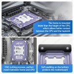 JEYI AM5 CPU 굽힘 방지 소켓 프레임 알루미늄 벤딩 교정기 7950X7900X7700X6000X 뒤틀림 고정 홀더 : 한백모터스
