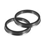 자동차 타이어 중앙 블랙 64.1mm 플라스틱 VEKMEK 가능 휠 사이즈 림 66.6mm 허브 71.6 4pc 링 60.1mm 67.1mm 사용 71.6-66.6mm-4PCS... 