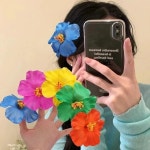 보헤미아 꽃 새올 헤어 클립, 하와이 신부 바렛, 웨딩 액세서리 : 카르디글로벌