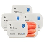 덕화명란 시그니처 저염 백명란 젓갈 100g x 4팩 (장석준 선물 무색소 무발색제 요리) : 덕화명란 공식스토어