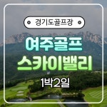 경기도 여주 스카이밸리cc 1박2일 골프패키지 : 자이언트골프투어