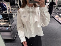 미우미우 화이트 포플린 셔츠 DNA969 11EH F0009 : 저먼모드