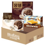 마몽두st 마켓오 브라우니 크림치즈 + 몽쉘 오리지널 + 몽쉘 카카오 : 조조점빵