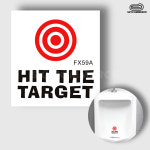 S커머스 조준 스티커 재미있는스티커 공중화장실 화장실변기 : 스카이-커머스