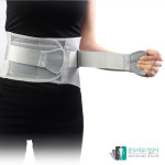 케어메이트 2중벨트 허리보호대 CM-H01 통기성 메쉬 허리보호대 : 의료기상사