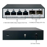 JT-COM SFP 웹 스마트 스위치 6 포트 지능형 L2 42.5G + 210G : 한백모터스