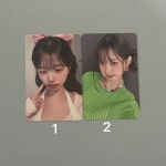 아이브 장원영 어뮤즈 발레 쿠션 한정판 포카 정품 원영 찐포카 미공포 공식 포토카드 1번 : 크리퍼스큘