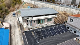 경북 김천 신음동 강판경사지붕형 3.5kW 주택용태양광 설치 업체 : 에이스솔라에너지