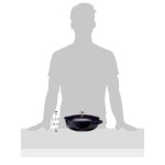 스타우브 브레이저 40511-477 소테 팬, 9.4인치(24cm), 양손잡이, 주철, 에나멜 냄비, 얕은 타입, 스키야키, 인덕션 호환, 일본 제품... 