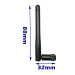 433MHz 안테나 10 팩 3dbi 고무 옴니 공중 RF 모듈 Wifi Zigbee 신호 리피터 Nbiot 응용 프로그램 GPRS 시스템 Lorawan RP SMA-10PCS... 