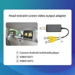USB to CVBS RCA 비디오 출력 어댑터 케이스 인터페이스 모니터 디스플레이 장치에 연결 안드로이드 멀티미디어용 : 한백모터스