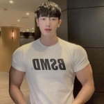 머슬핏티셔츠 BSMD 5컬러 메인로고 헬스 반팔 운동복 짐웨어 피트니스 : 비스트모드