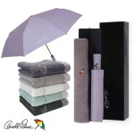 아놀드파마 3단 전자동 파스텔 우산 자카드130 타올세트 인쇄 각인 주문제작 : Eaglei
