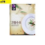 청정원 즉석죽 편의점 식사대용 업소용 건강 맛있는 간편 식자재 크림 수프 1kg 1개 : 나미의잡화점