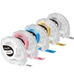 Phomemo P12 라벨 테이프 및 Dymo Letratag LT-100H XR 스티커 플라스틱 5 팩 x 4m 호환 : 한백모터스