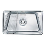 백조 디자인 씽크대 싱크볼 870사이즈 점보배수구 스테인리스 EDGE870 : 태양철물공구