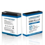 LOSONCOER SJCAM 액션 카메라 배터리 스타 프로 플러스 에어 1400mAh : 북한강무역