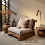 느릅나무 리클라이너 싱글 의자 : 초록 마루