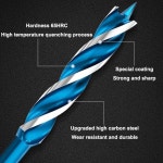 트위스트 드릴 비트 스레드 커팅 익스텐션 디자인 플랜지 없음 목공 4 점 버 6MM22MM : 신우유통36