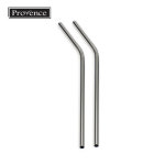 스텐 빨대 세트 2P 철 재활용 다회용 씻어쓰는 곡선 스트로우 리유저블 재사용 얇은 : 소소살림샵