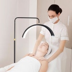 네일샵조명 피부샵 네일샵 LED 조명 시술 마사지 스탠드 인테리어 뷰티 작업 블랙 U자형 38W : 중꺾마켓
