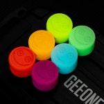 Bad Guy 스마일 랜야드 비드 피젯 펜던트 액세서리 구슬 블루 야광 : 엑스마진