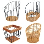 빵 진열 트레이 베이킹 원목 소품 베어커리 소프트 기타 사각 바게트 바구니 : 도미노월드