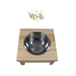 반려동물 최고급원목 삼나무  강아지 고양이 강아지밥그릇 식기 식탁 1구 2구 : 동진나무공장