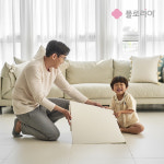 플로리아 유아 층간소음매트 아기 TPU 거실 시공 안심 매트 50x50x2.3cm 센터 : 플로리아 FLORIA