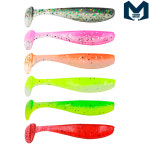 피싱메카 월희 투톤 스파클 피쉬 쉐드웜 1.3인치 1.7인치 볼락루어 전갱이웜 아징웜 : 피싱메카