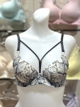 휠라언더웨어 여성 애니멀 나염 스트랩 포인트 와이어 브라 FI4BAH1647FCRM : NC수원터미널 휠라언더웨어