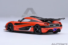 오토아트 코닉세그 원 Autoart Koenigsegg ONE 라바 오렌지/카본/실버 스트라이프 다이캐스트 자동차 1:64 : 더웰그룹몰